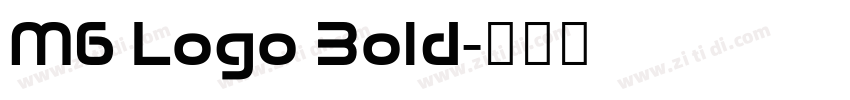 M6 Logo Bold字体转换